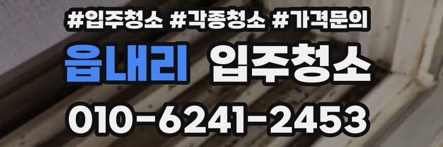 읍내리 이사청소