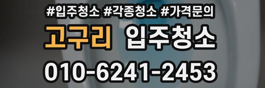 고구리 이사청소