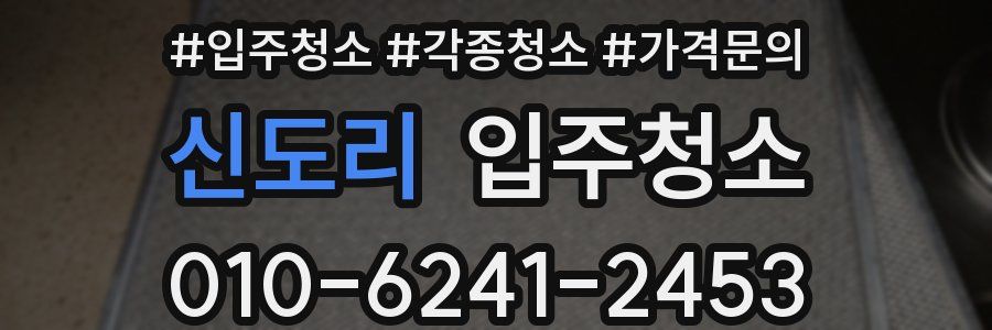 신도리 이사청소