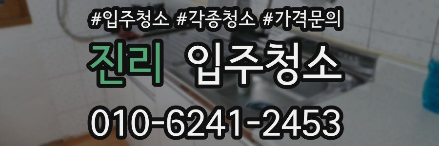 진리 이사청소