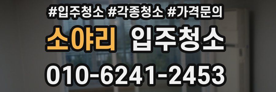 소야리 이사청소