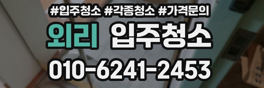 외리 이사청소