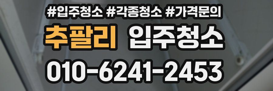 추팔리 이사청소