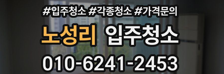 노성리 이사청소