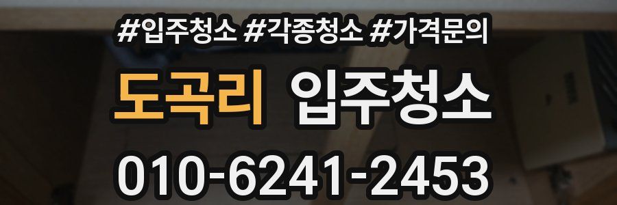 도곡리 이사청소