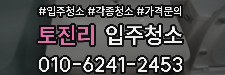 토진리 이사청소