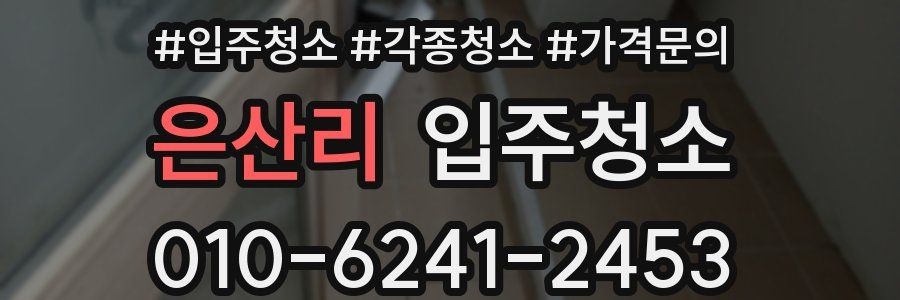 은산리 이사청소