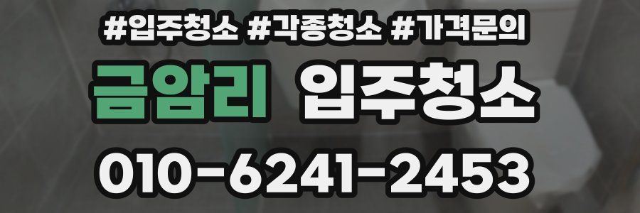 금암리 이사청소