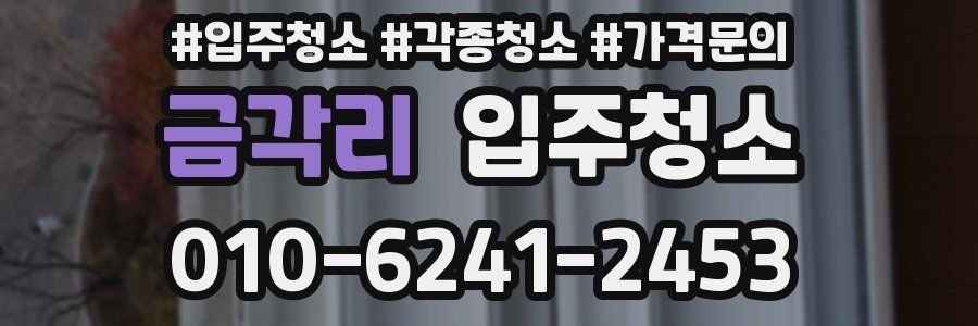 금각리 이사청소