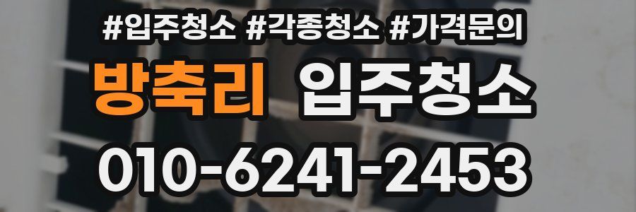 방축리 이사청소