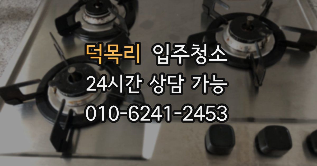 덕목리 입주청소