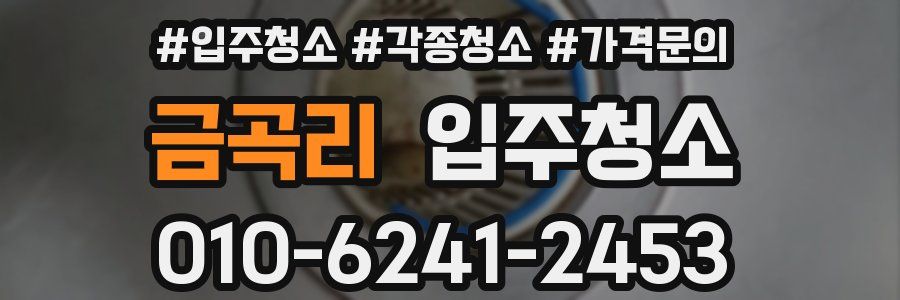 금곡리 이사청소