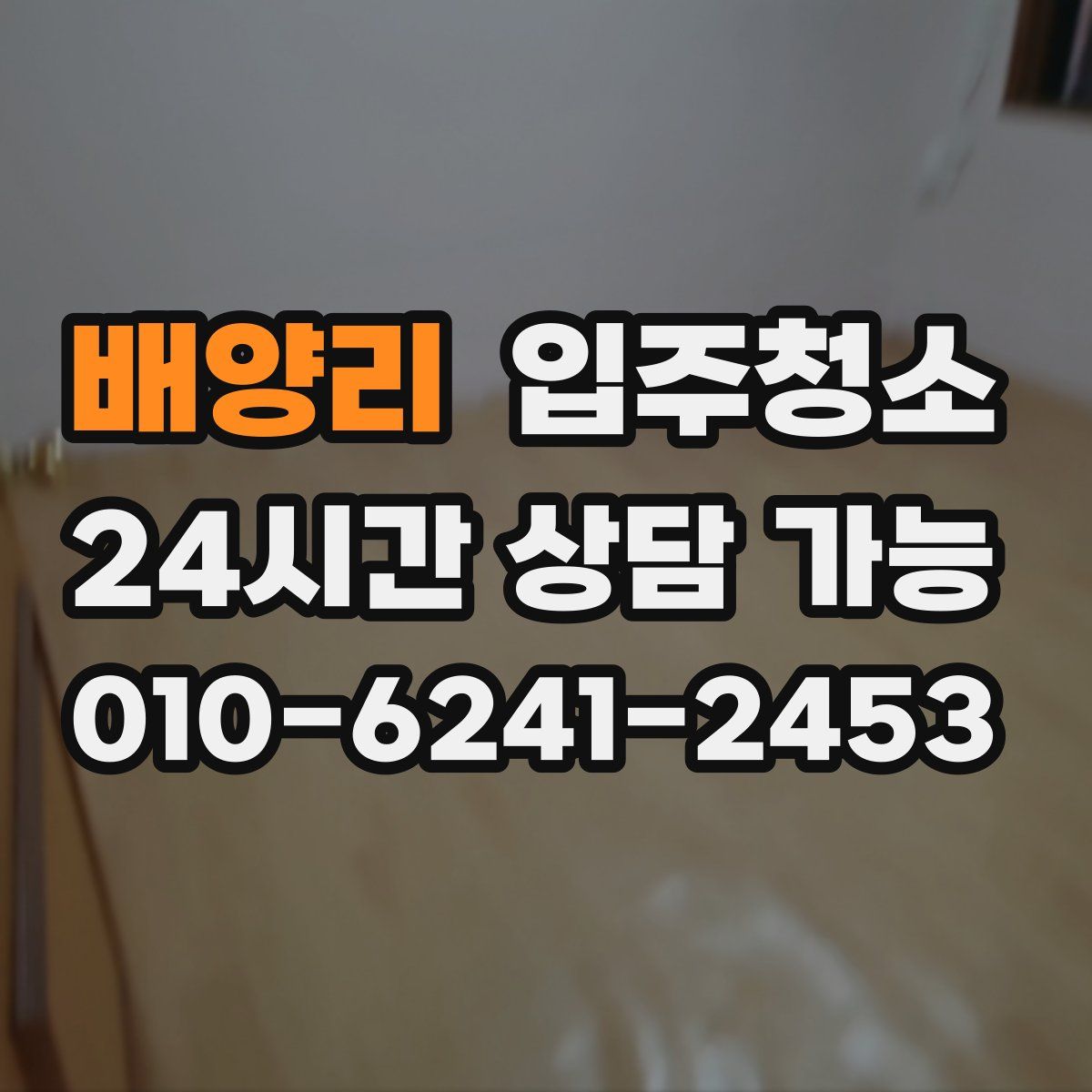 배양리 원룸청소