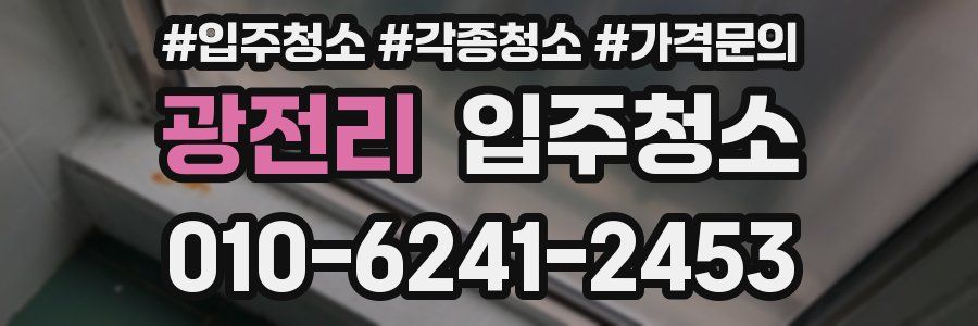 광전리 이사청소