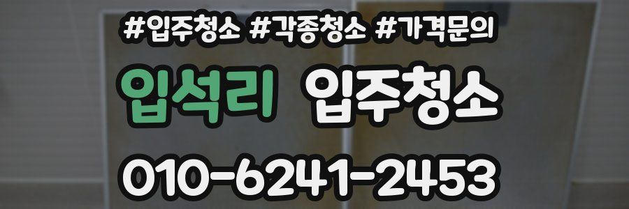 입석리 이사청소