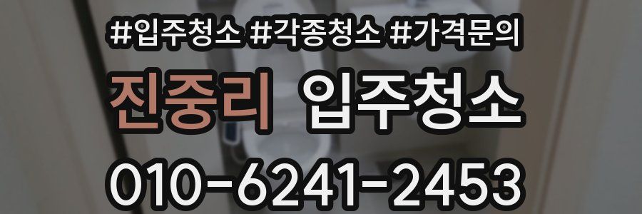 진중리 이사청소