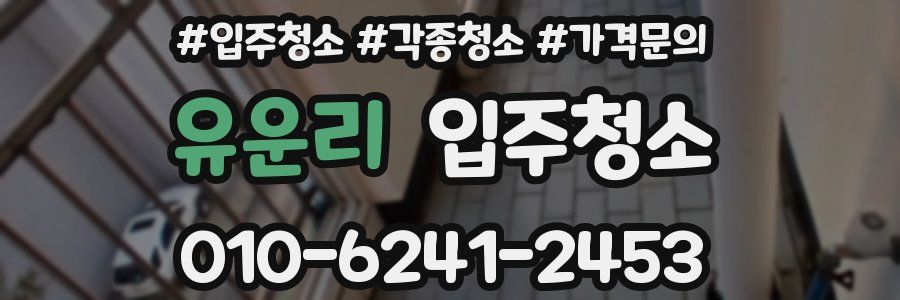 유운리 이사청소