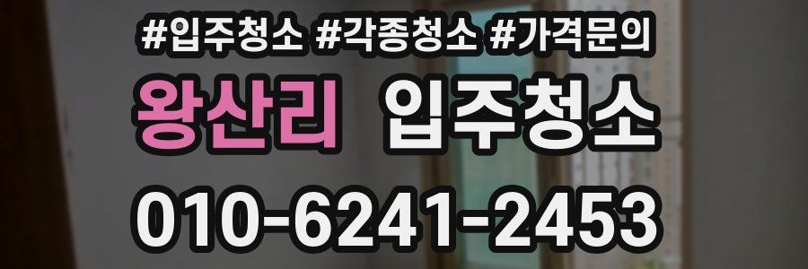 왕산리 이사청소