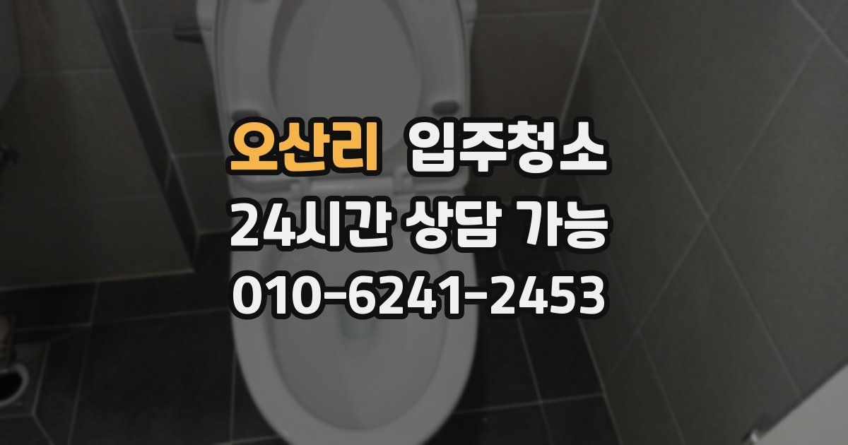오산리 입주청소