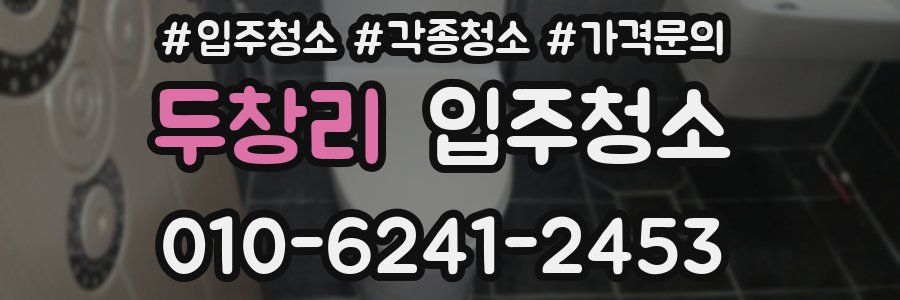 두창리 이사청소