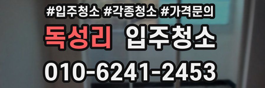 독성리 이사청소