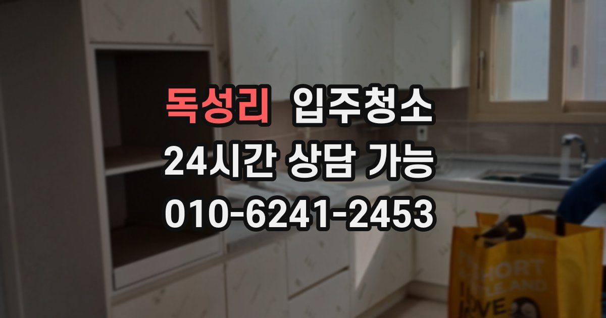 독성리 입주청소