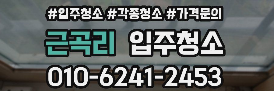 근곡리 이사청소