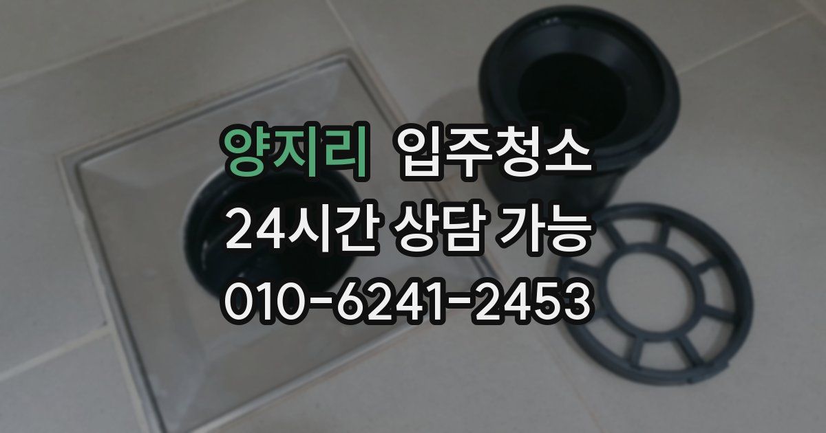 양지리 입주청소