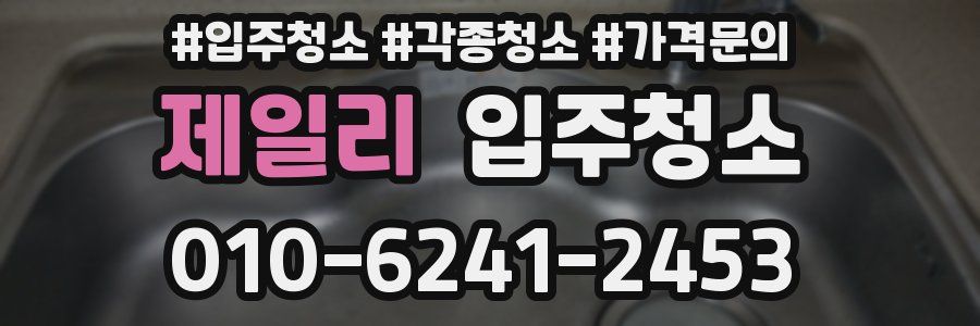 제일리 이사청소