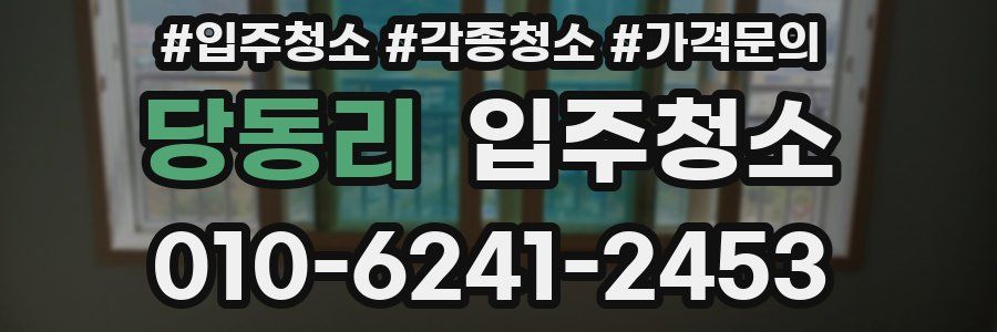 당동리 이사청소