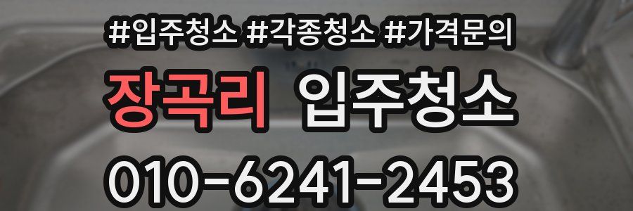 장곡리 이사청소