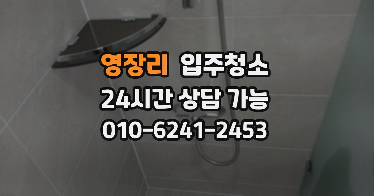 영장리 입주청소