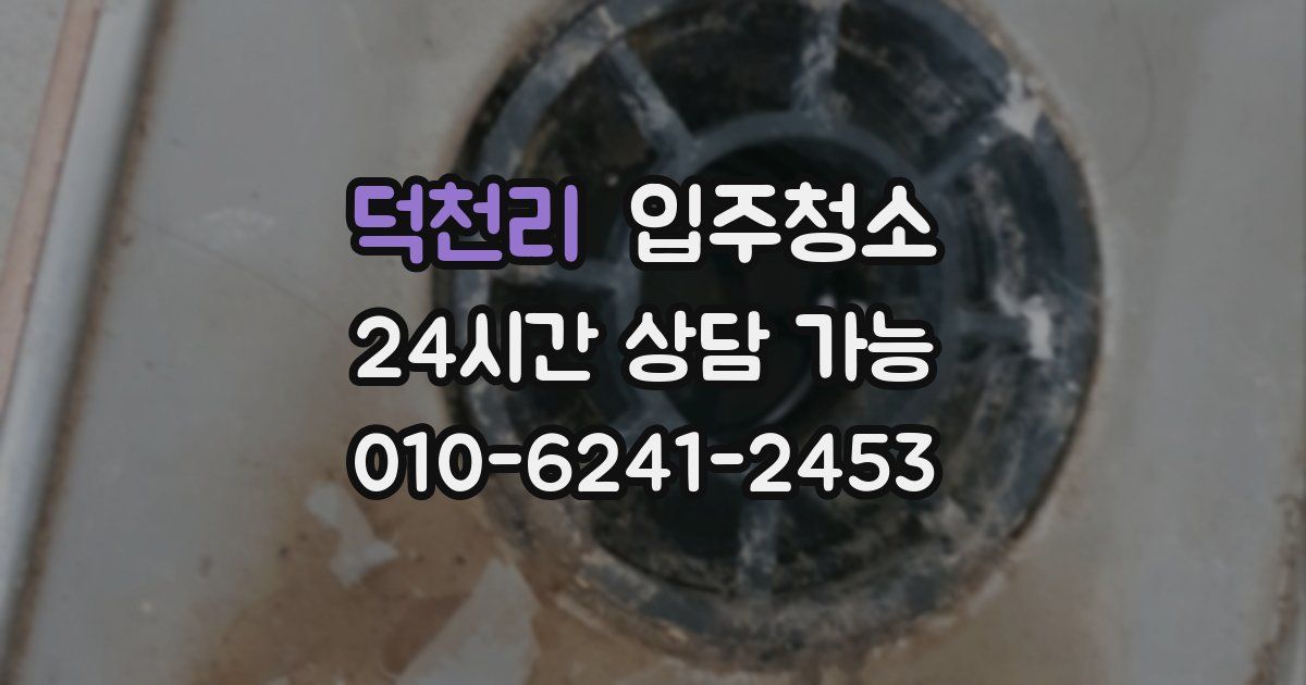 덕천리 입주청소