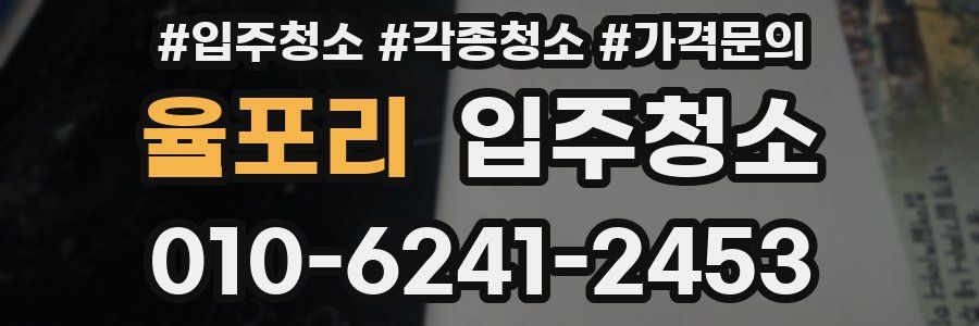율포리 이사청소