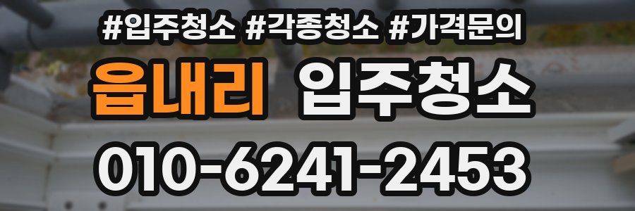 읍내리 이사청소