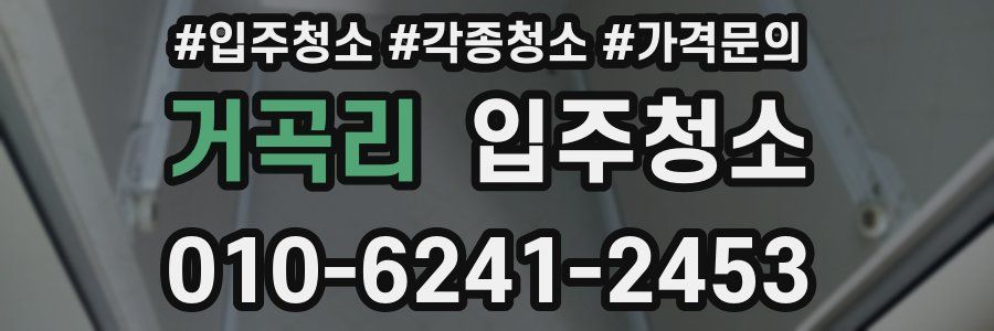 거곡리 이사청소
