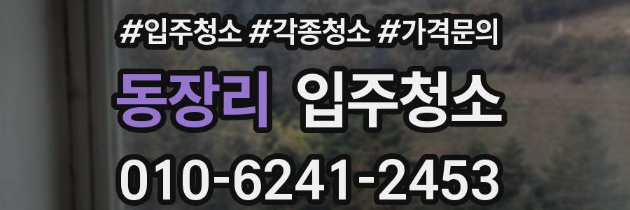 동장리 이사청소