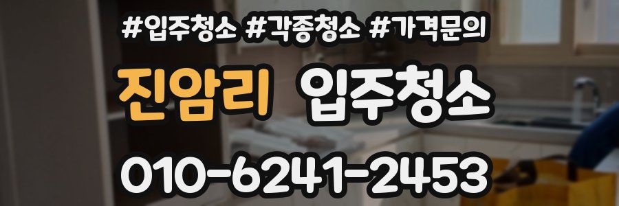 진암리 이사청소