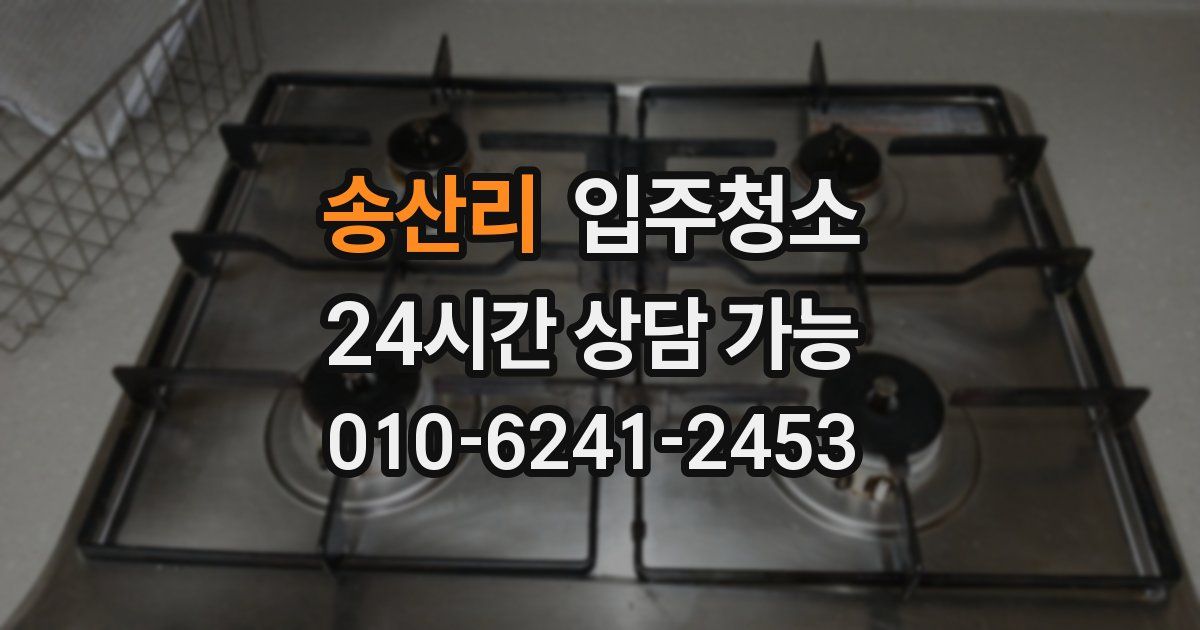 송산리 입주청소