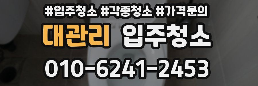 대관리 이사청소