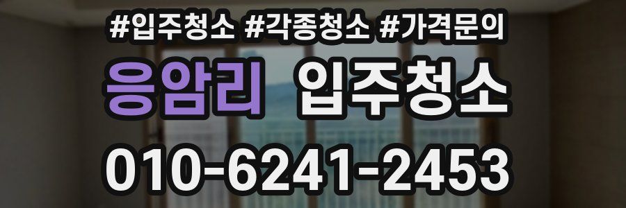 응암리 이사청소