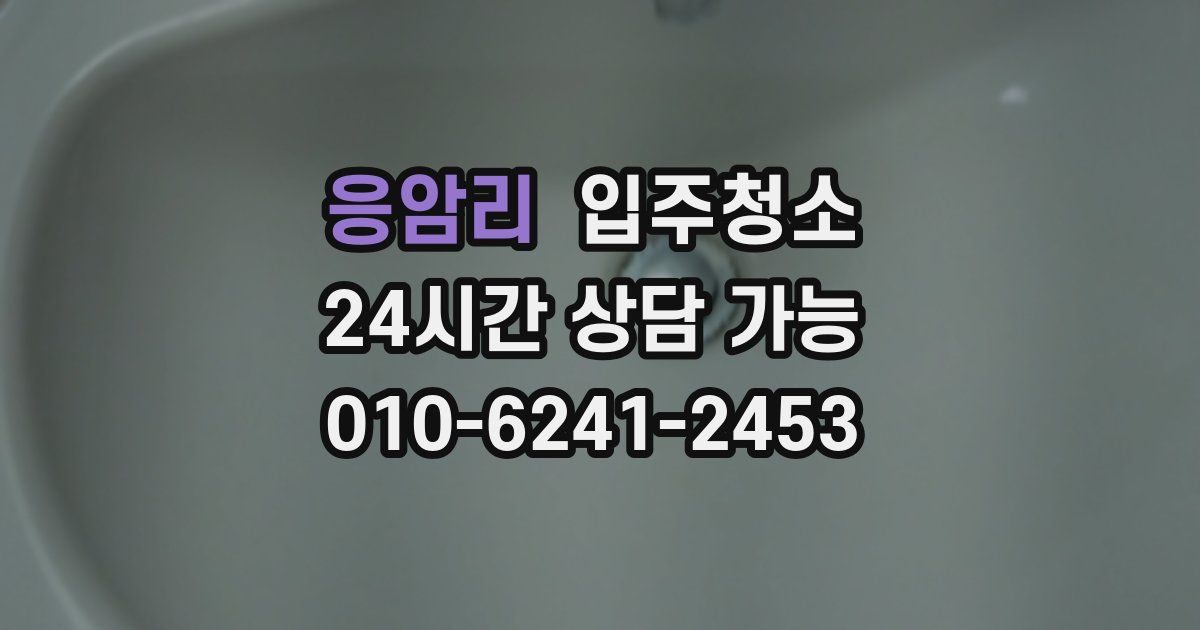 응암리 입주청소