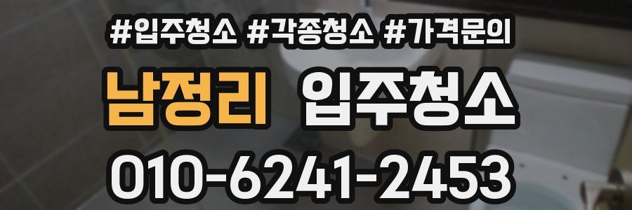 남정리 이사청소