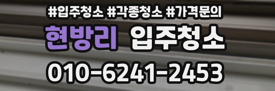 현방리 이사청소