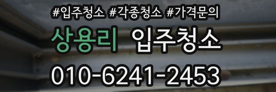 상용리 이사청소