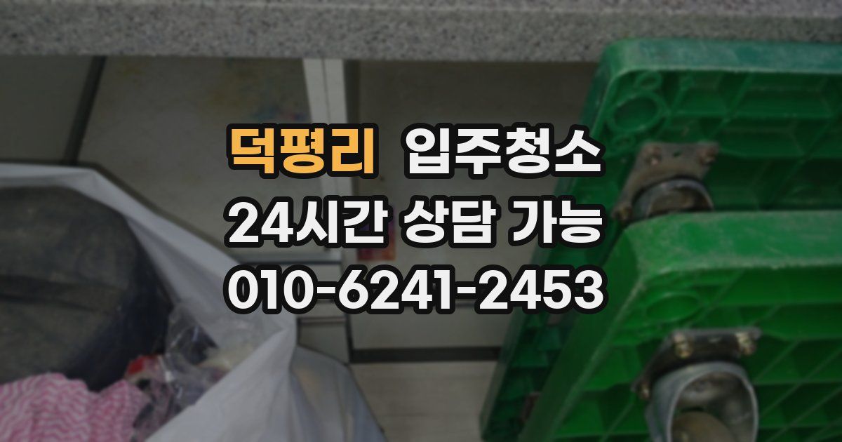 덕평리 입주청소