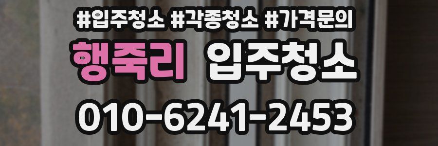 행죽리 이사청소