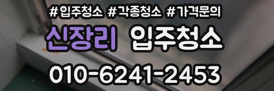 신장리 이사청소