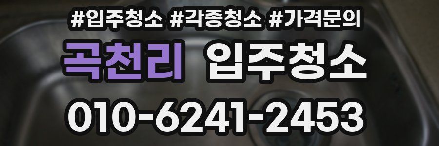 곡천리 이사청소