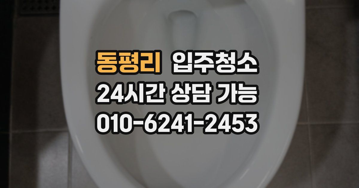 동평리 입주청소